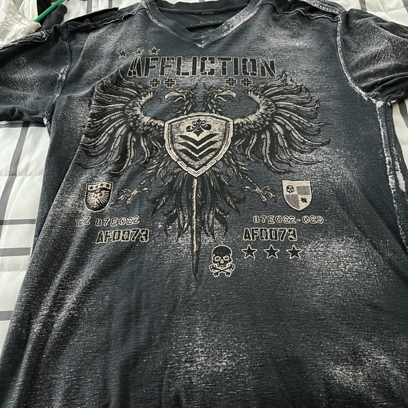 Men’s xl short sleeve affliction t-shirt - Picture 1 of 5